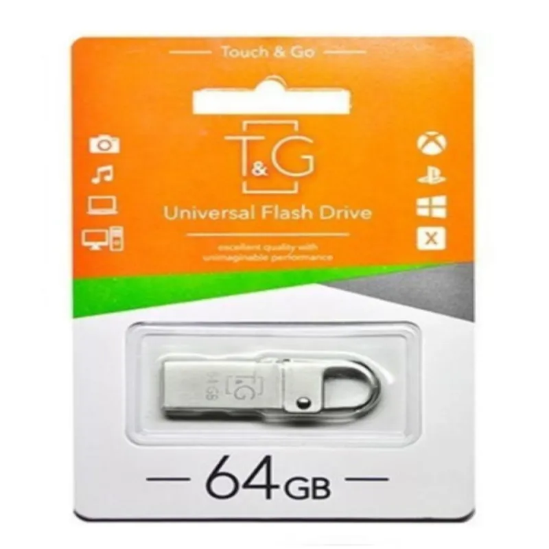 USB флеш накопитель T&G метал серия 64GB/ TG027 (Гарантия 3года)