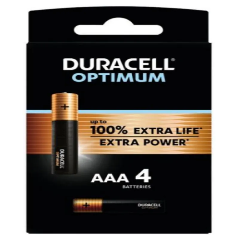 Батарейка Duracell Optimum LR3/AAA 4шт