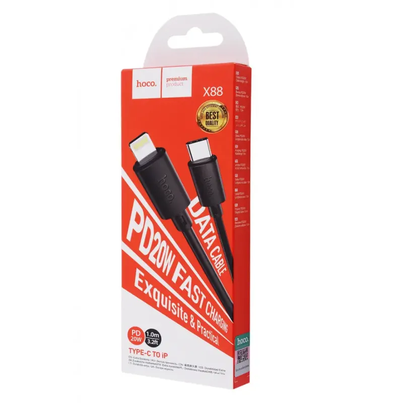 Кабель USB HOCO X88 Type-C -  Lightning iPhone