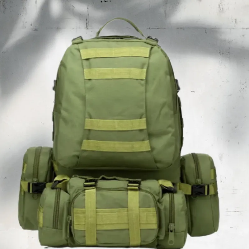 Рюкзак Тактический с подсумками B08 Oliva 55L 8144