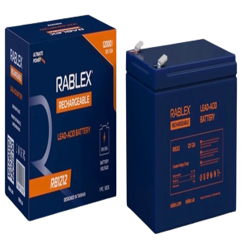 Аккумуляторная батарея Rablex 12V 12Ah (RB1212), свинцово-кислотная (SLA)
