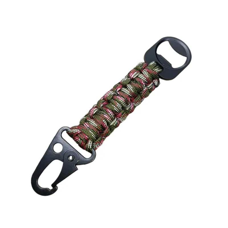 Брелок - Карабин для ключей с открывалкой цветной