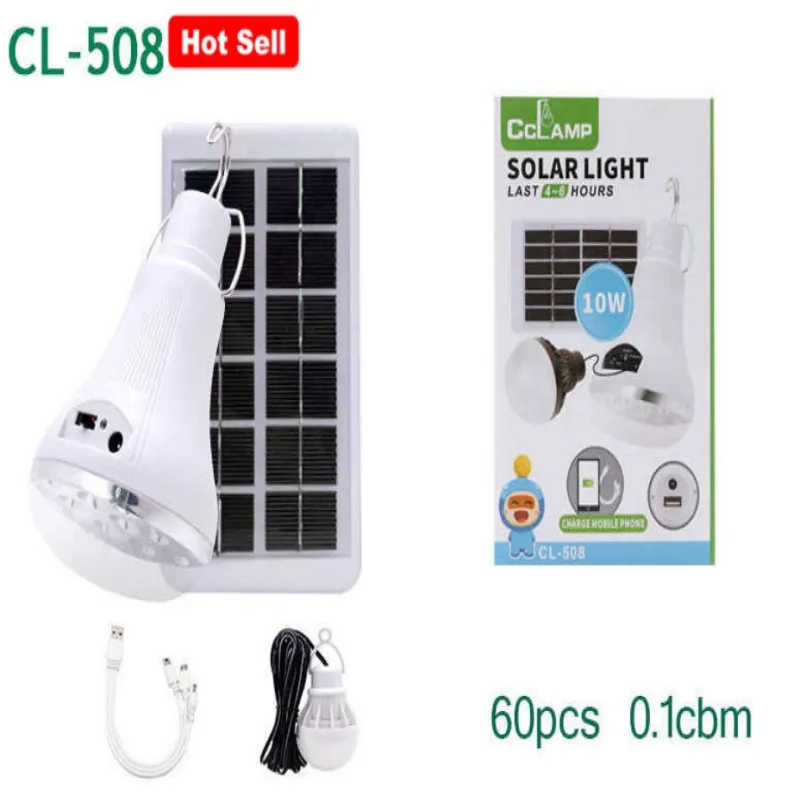 Фонарь для кемпинга Cclamp CL-508, аккумулятор, солнечная панель