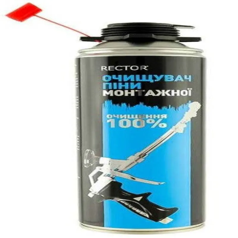 Аерозольний очищувач монтажної піни Rector об'єм 500 мл
