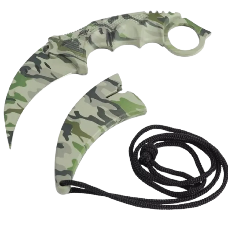 Нож Керамбит камуфляж 4851 / 19см / 8см