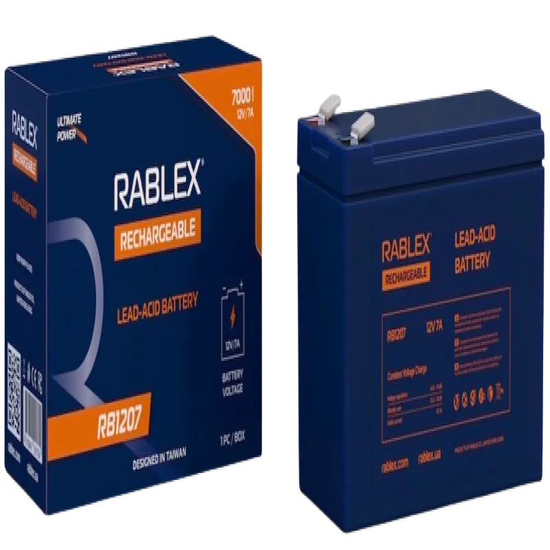 Аккумуляторная батарея Rablex 12V 7Ah (RB1207), свинцово-кислотная (SLA)