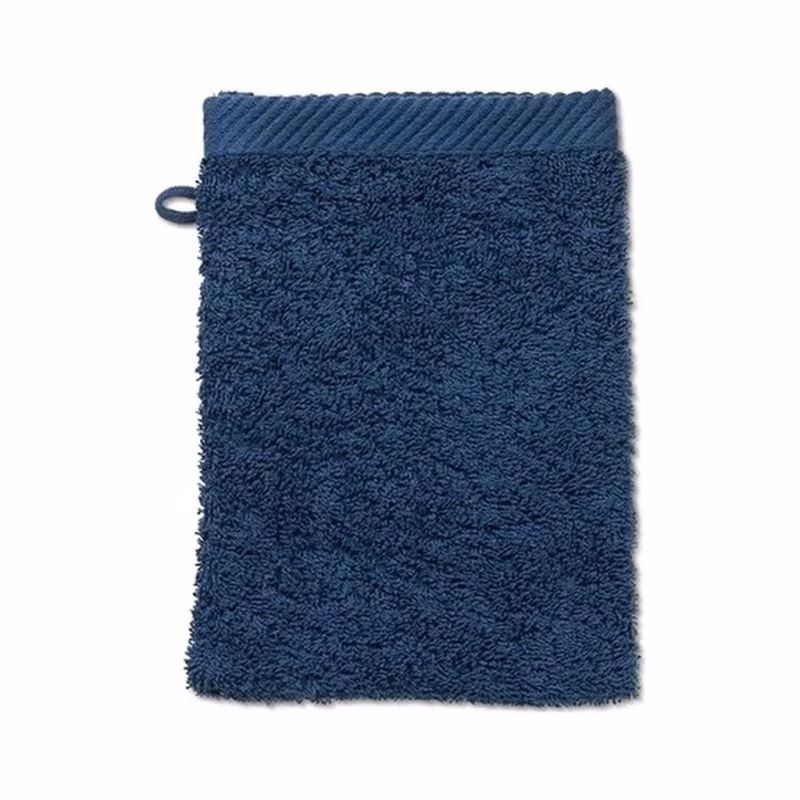 Рушник Kela рукавичка махрова для обличчя Ladessa, темно-синій, 15х21 см (23284) (00000026299)