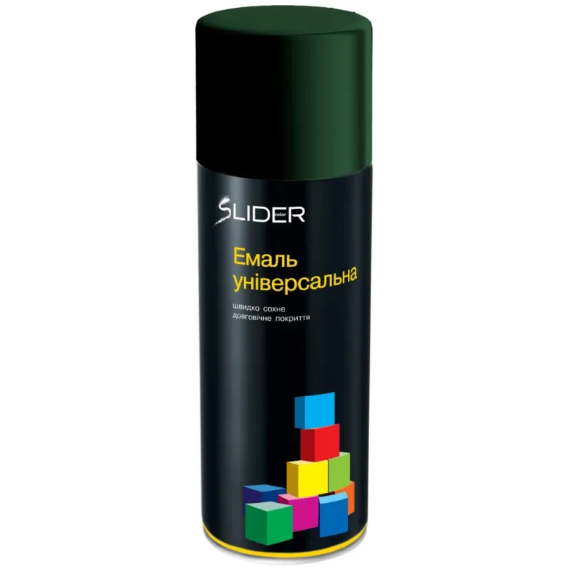 Аерозольна фарба для автомобіля SLIDER 6005 темно-зелена, 400мл (000005247)