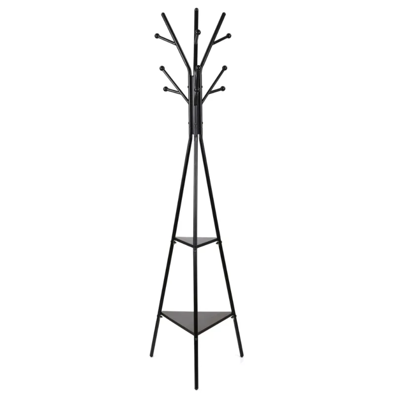 Вешалка напольная Аклас Туя VKY-6031B 182x50 (Черный) (00164112)