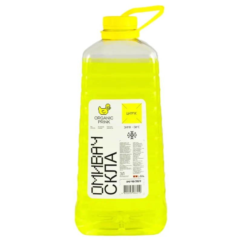 Омивач автомобільний ORGANIC PRINK -30 °С "Цитрус" 3 л (013031)
