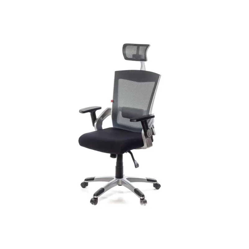 Офісне крісло Аклас Прима PL HR ANF Серое (08173)