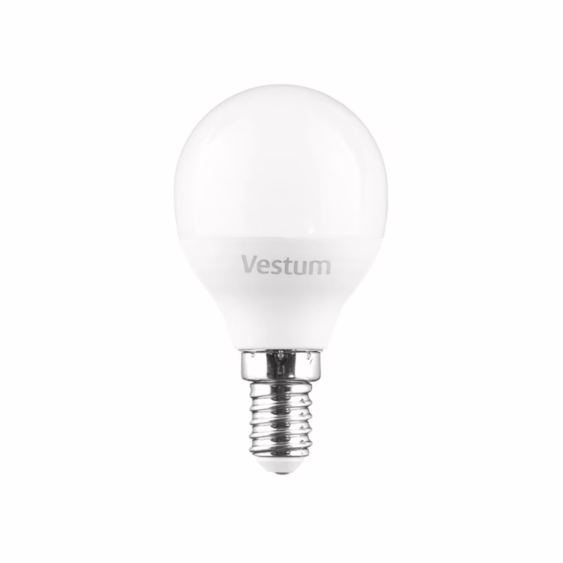 Лампочка Vestum G45 6W 3000K 220V E14 (1-VS-1204)