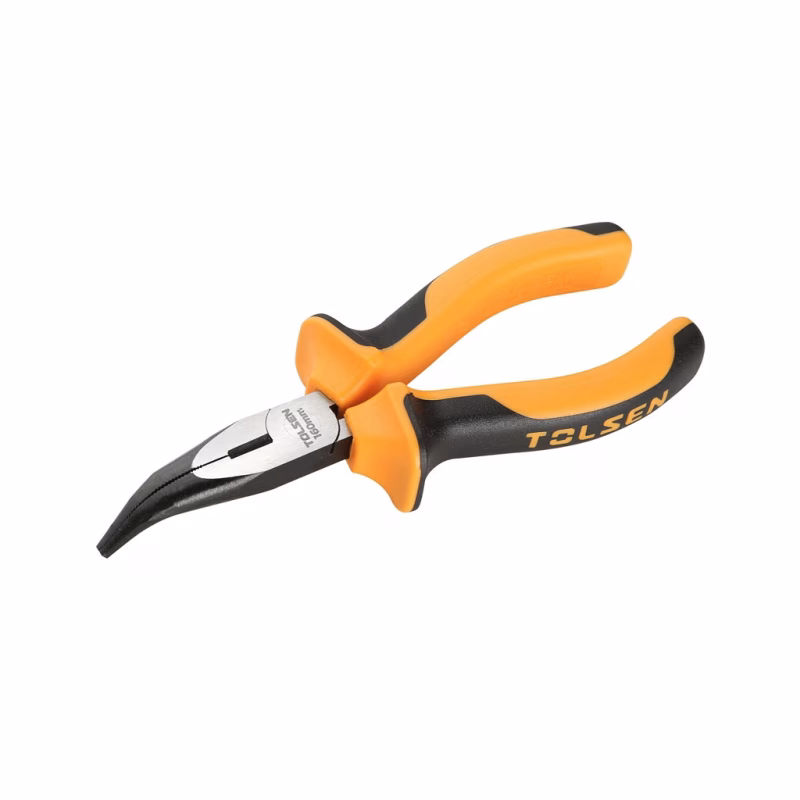 Плоскогубцы Tolsen удлиненные загнутые "ПРОФІ" 160 мм (10023)