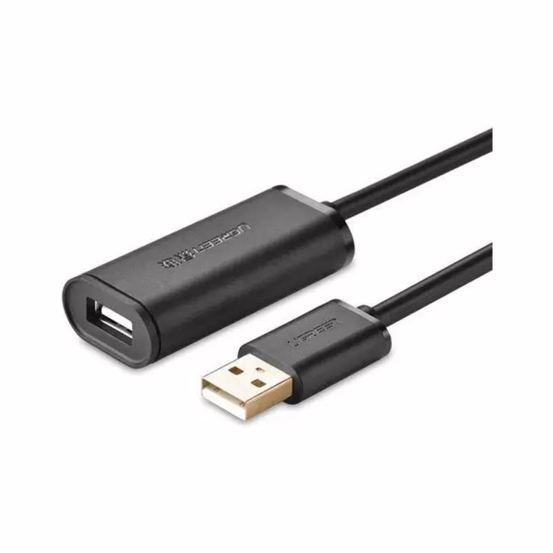 Дата кабель USB 2.0 AM to AF 5.0m Active black Ugreen (10319)