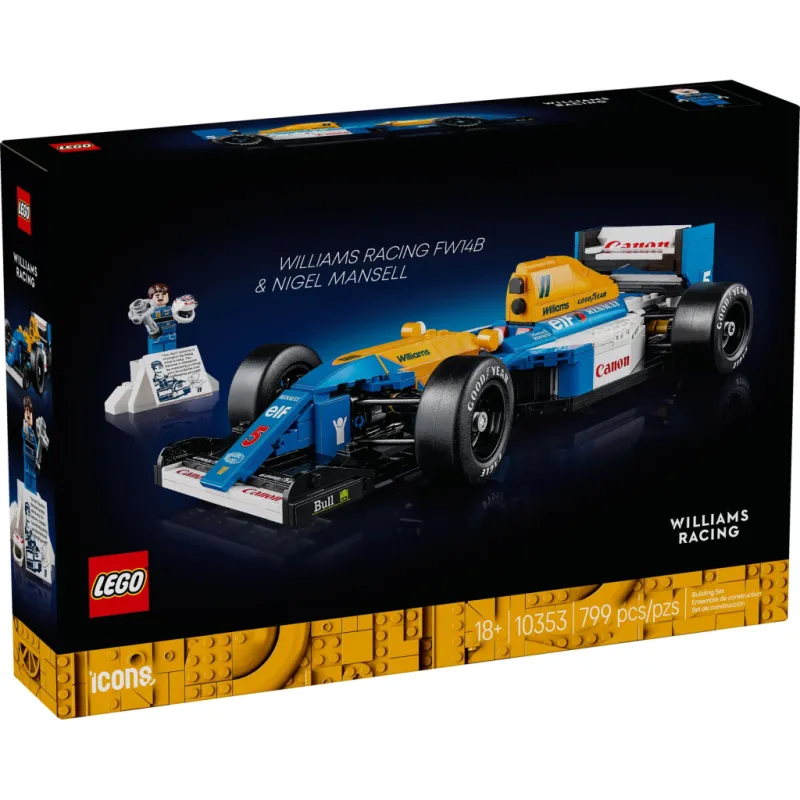 Конструктор LEGO Icons Williams Racing FW14B і Найджел Менселл (10353)