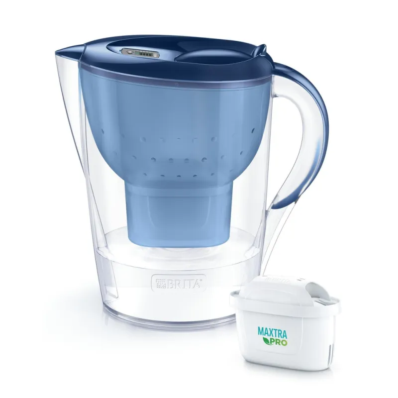 Фільтр-глечик Brita Marella XL Memo MXPro 3.5л (2л води) з фільтр-картриджем, синій (1052778)