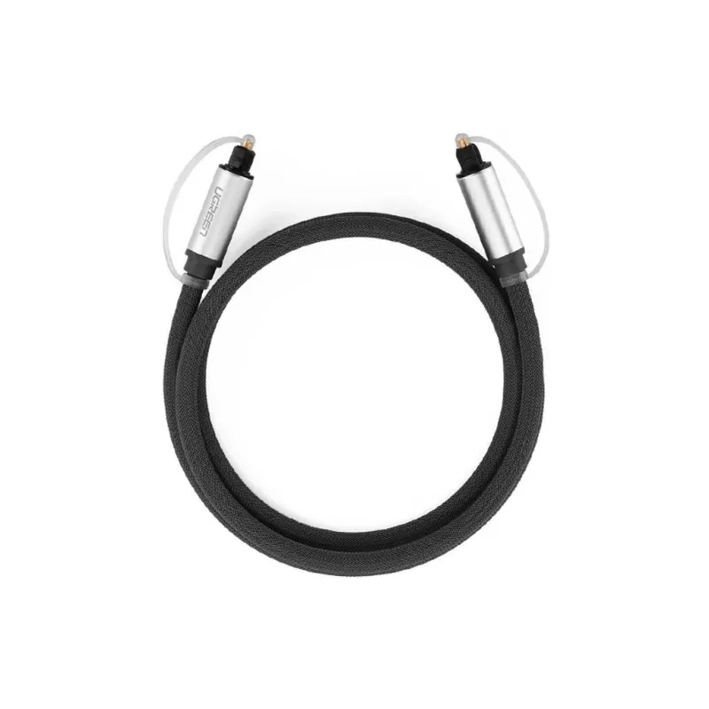 Кабель мультимедійний Optical Toslink 1.5m AV108 black Ugreen (10542)