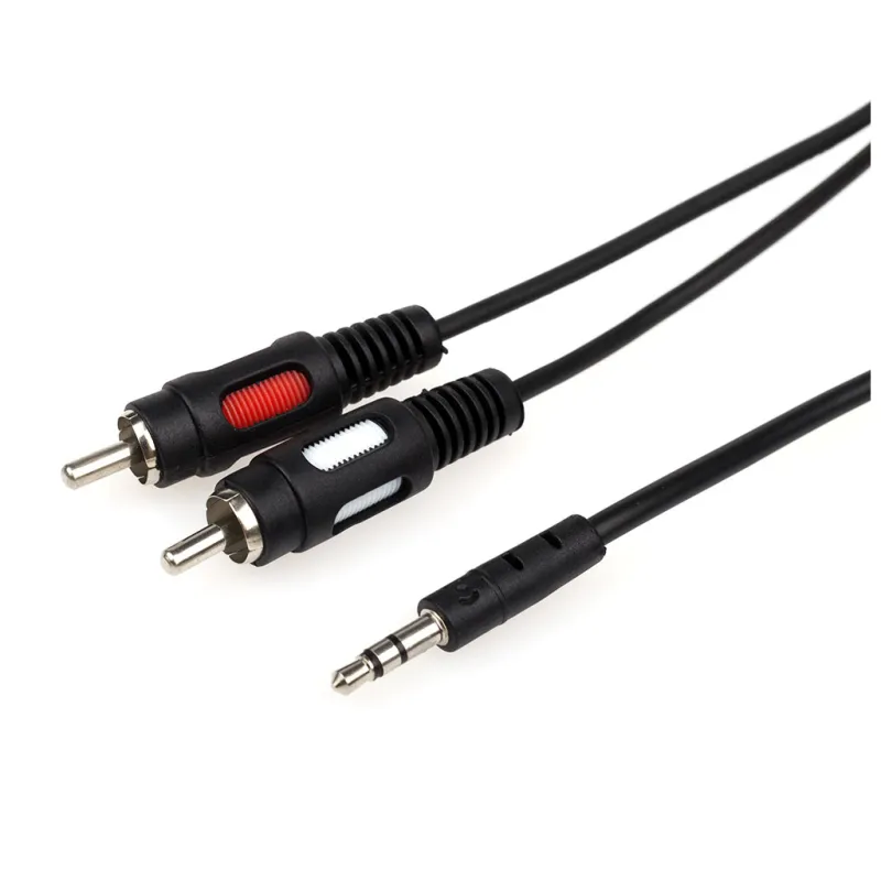 Кабель мультимедійний 3.5mm M to 2xRCA M Atcom (10708)