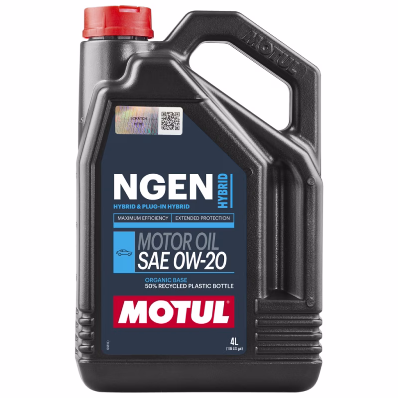 Моторное масло MOTUL NGEN Hybrid SAE 0W20 4л (111902)