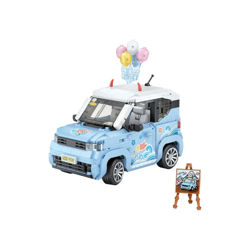 Конструктор LOZ mini Автомобіль MINI блакитний (1131)