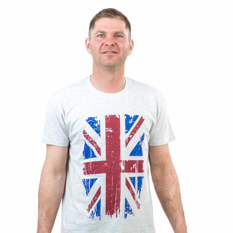 Футболка Sol's Regent Great Britain Flag 150 світло-меланжевий M (11380300/10M)