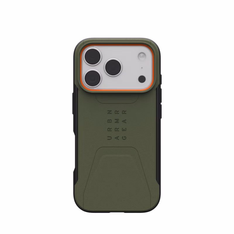 Чохол до мобільного телефона UAG iPhone 17 Pro Civilian MagSafe Olive/Orange (114545117297)