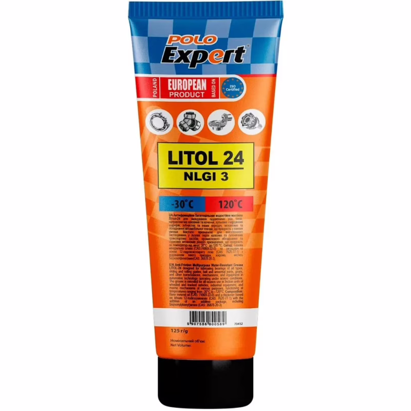 Мастило автомобільне Polo Expert LITOL-24 125г (12081)