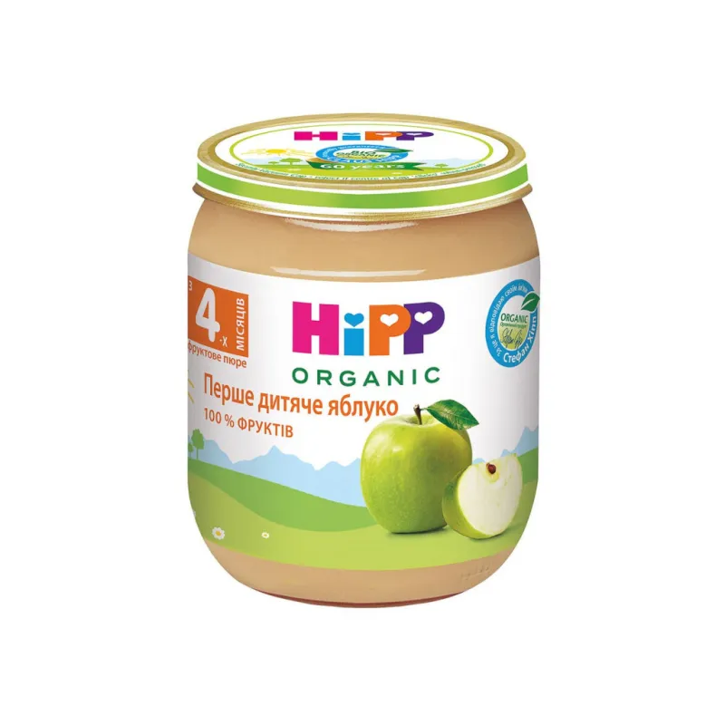 Дитяче пюре HiPP Яблуко 125 г (1223011)