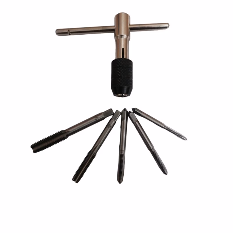 Метчик Werk набор с Т-образным держателем 6 ед. (4x0.7, 5x0.8, 6x1.0, 8x1.25, 10x1.5 мм) (122730)