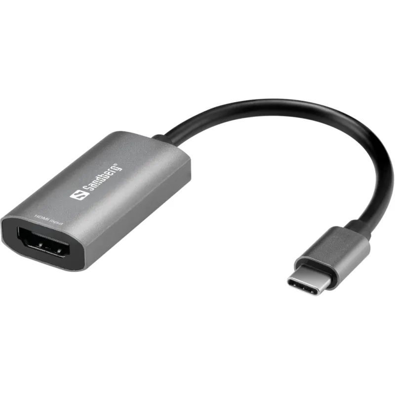 Перехідник USB 3.1 Type-С to HDMI (F) 4K Sandberg (136-36)