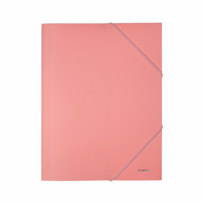 Папка на резинках Axent A4 430 мкм Pastelini pink (1504-10-A)
