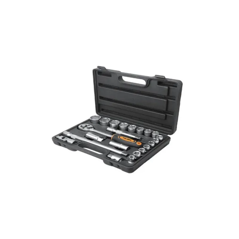 Набір інструментів Tolsen головок торцевих 1/2" 22 предмети "ПРОФІ" (15139)