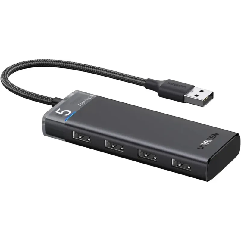 Концентратор Ugreen USB 3.0 to 4xUSB 3.2 Gen1 CM653 black (15548)