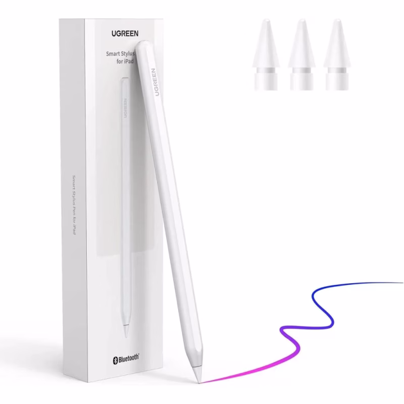 Стилус Ugreen LP653 Smart Stylus Pen for iPad Magnetic Charging White (15910)