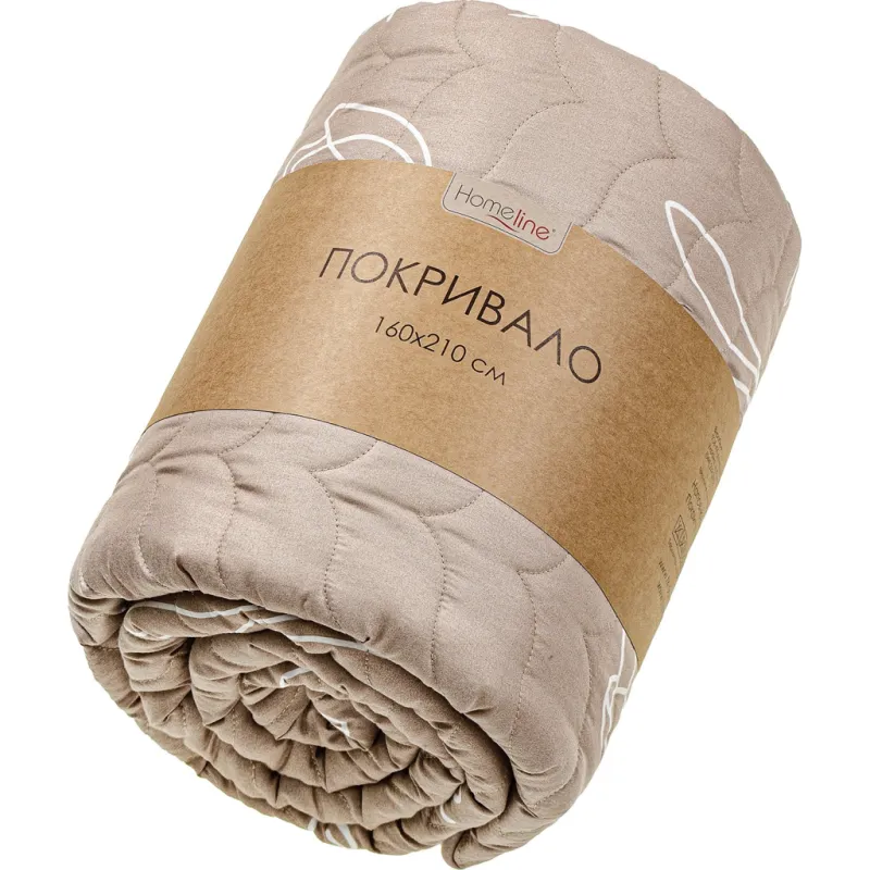 Покривало Home Line Belive стьобане (бежевий) 210х240 (183988)