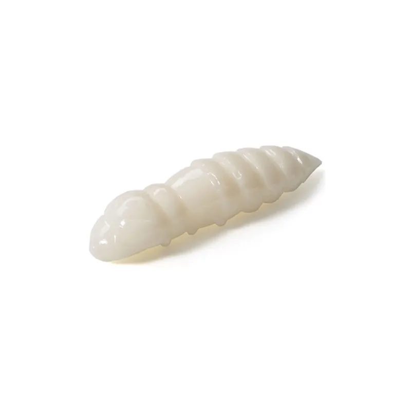 Силікон рибальський FishUP Pupa 1.5" 009 - White, cheese taste (8шт/уп) (1864.02.78)