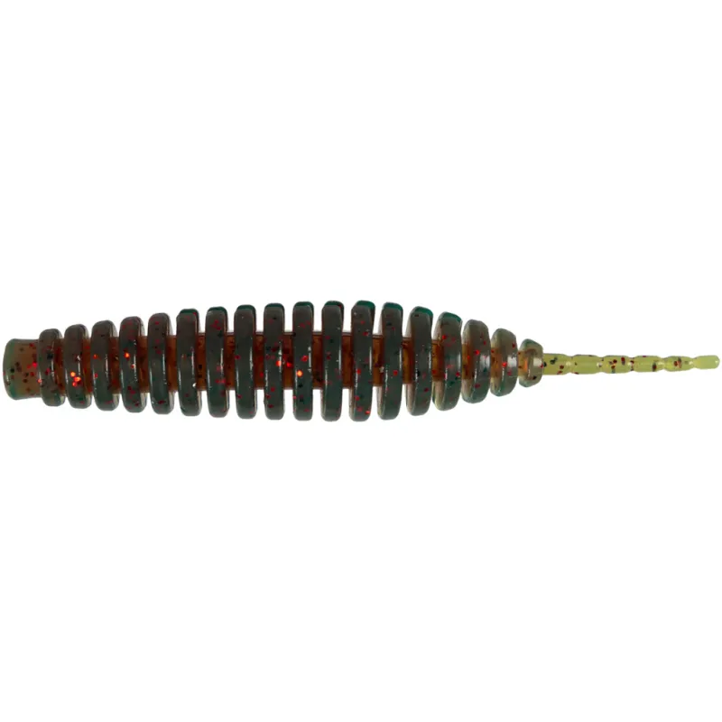 Силикон рыболовный FishUP Tanta 1" 019 - Motor Oil/Red (12шт/уп) (1864.13.87)