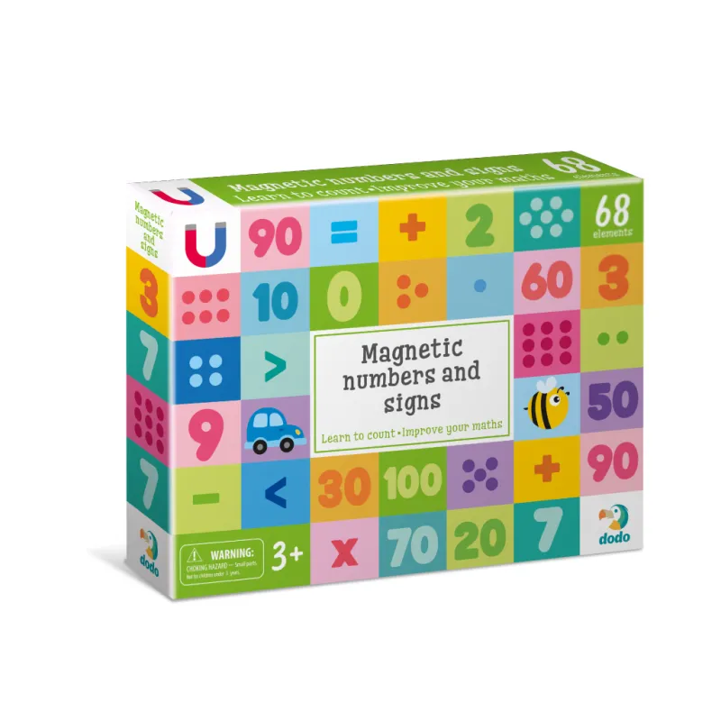 Навчальний набір DoDo Магнітні цифри і знаки. Великий набір (200274)