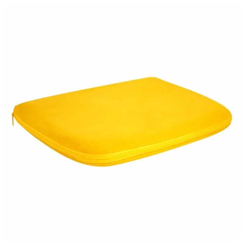 Плед Bergamo подушка Mild флісовий 150 х 180 см Жовтий (202312pl-05)