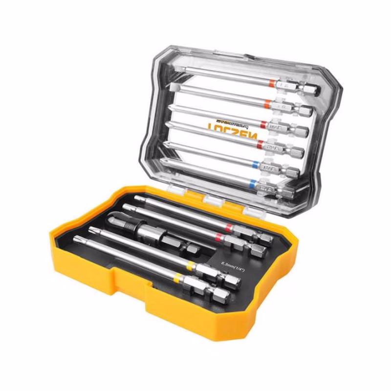 Набор бит Tolsen 1/4" 10шт + держатель (20375)