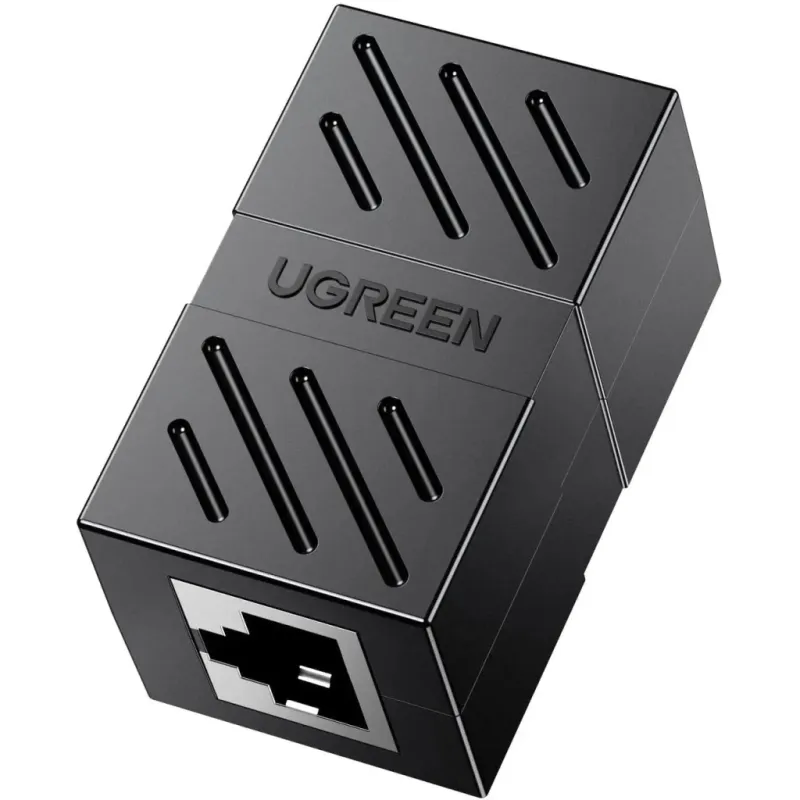 Сращиватель RJ-45 NW114 Ethernet Cable Extender Adapter Black Ugreen (20390)
