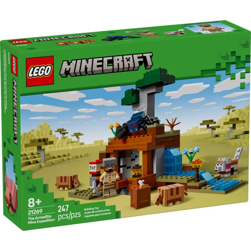 Конструктор LEGO Minecraft Шахтна експедиція Броненосець (21269)