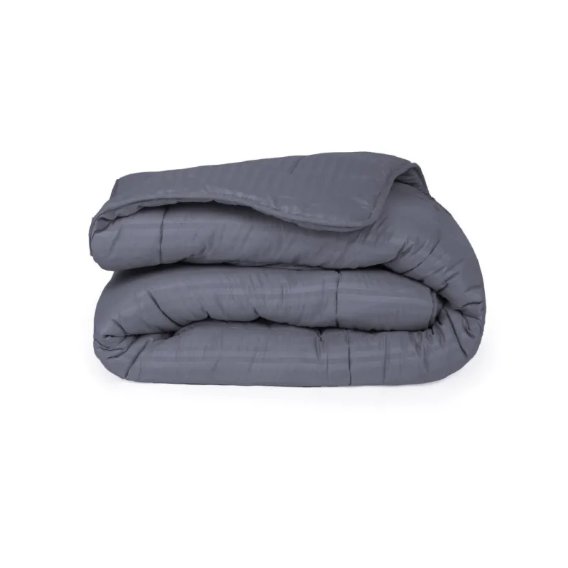 Ковдра MirSon зимова Шовкова Супер Тепла №9003 Eco Light Gray 200x220 см (2200005993514)