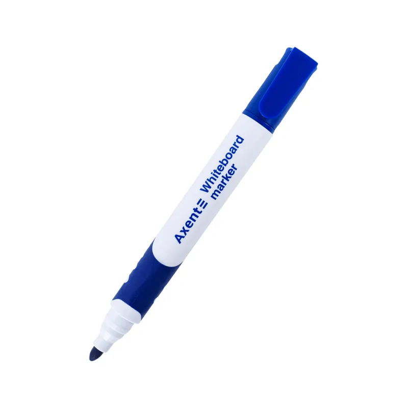 Маркер Axent для сухостираемых досок Comfort Grip 2 мм круглых Синий (2552-02-A)