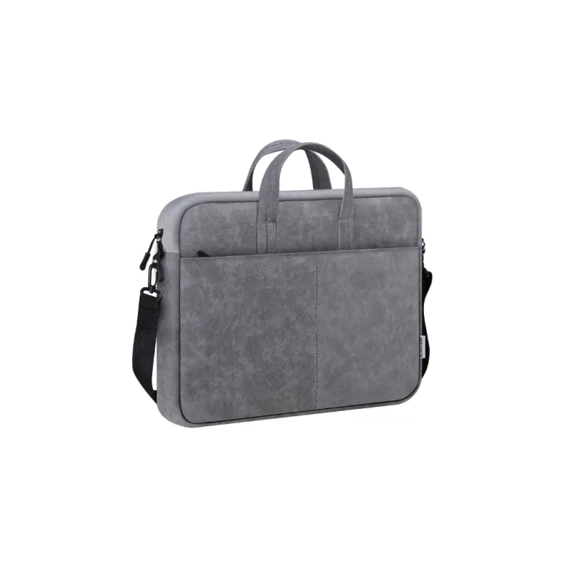 Сумка для ноутбука Defender 15.6" Solid PU gray (26088)