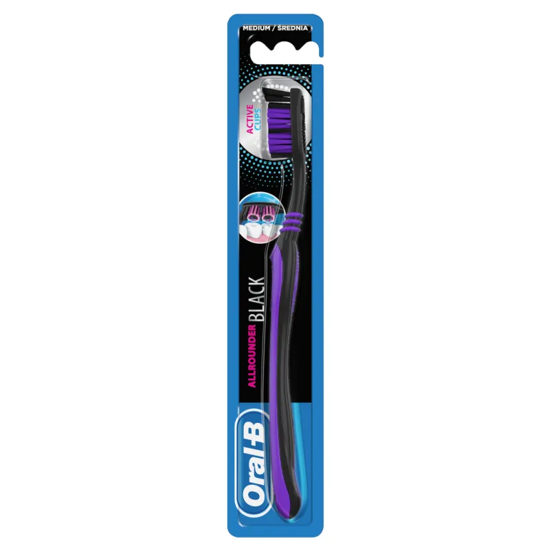 Зубная щетка Oral-B Всесторонняя чистка Black 40 Medium 1 шт. (3014260101473)