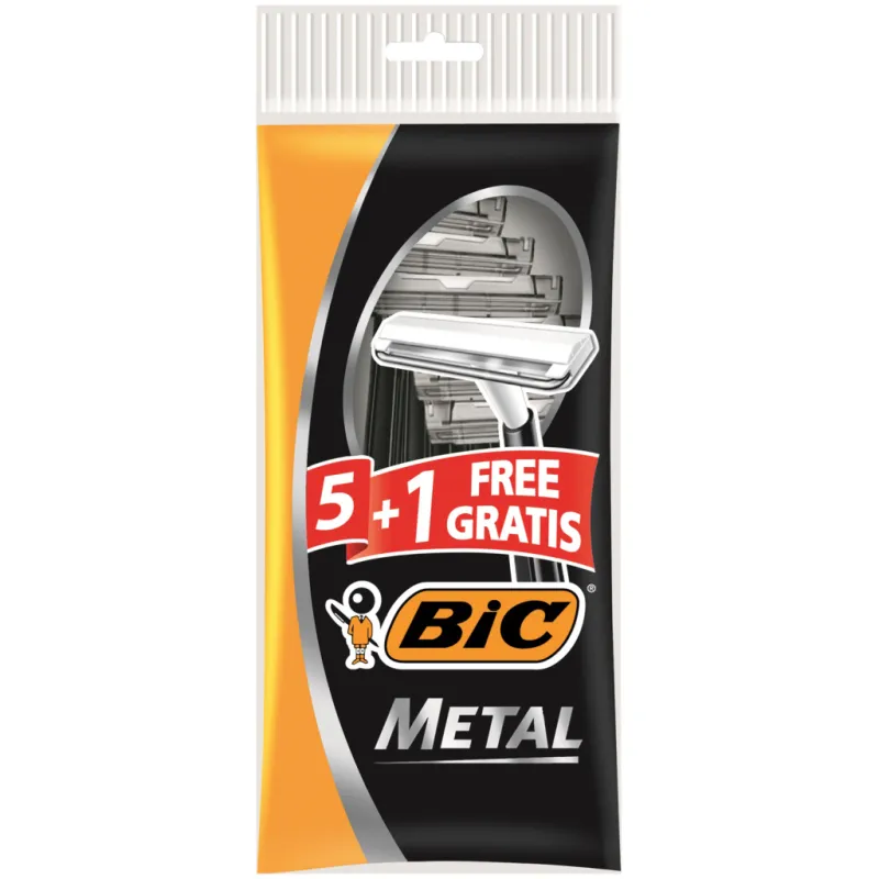 Бритва Bic Metal 5+1 шт. (3086126766171)