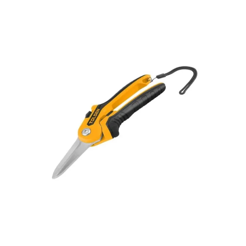 Секатор Tolsen 225 мм прямые лезвия Эрго рукоятки (31037)