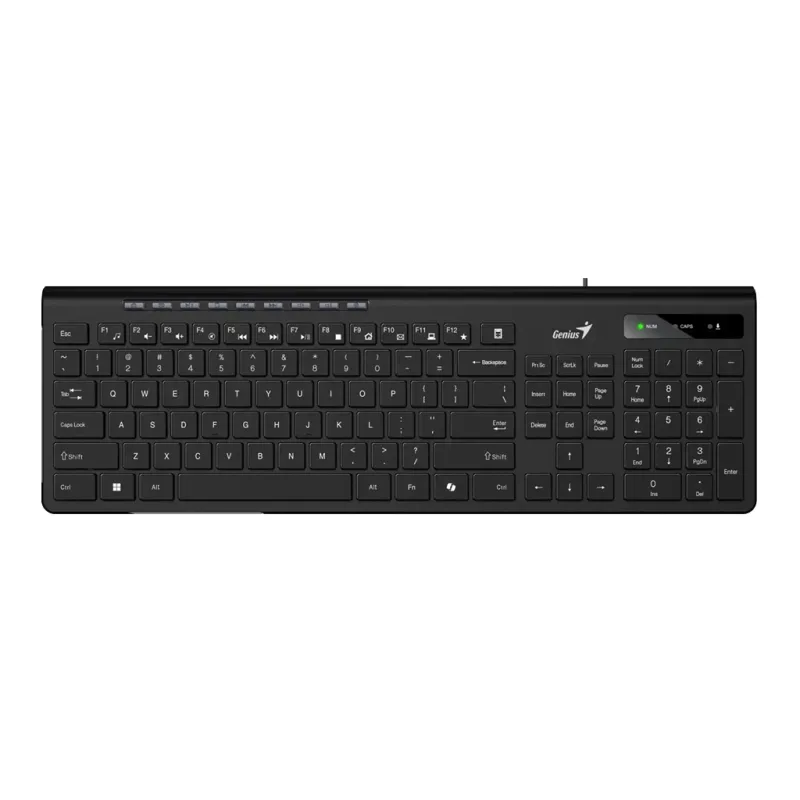 Клавіатура Genius SlimStar 230II USB UA Black (31310048406)