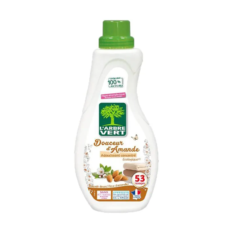 Кондиціонер для білизни L'Arbre Vert пом'якшувач Солодкий мигдаль 800 мл (3450601039652)